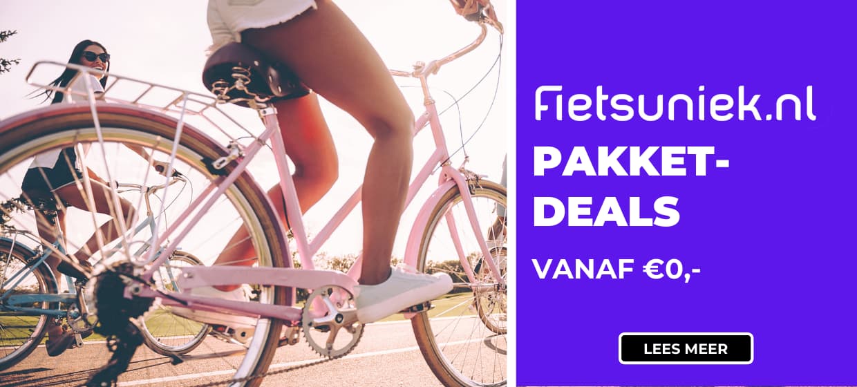 Met de Fietsuniek Pakketdeals kies je de fietsservice die bij jou past tegen een scherpe prijs. Lees hier meer over de voordelen.