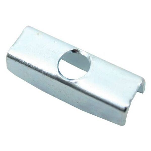 Merkloos kettingspanner kap open