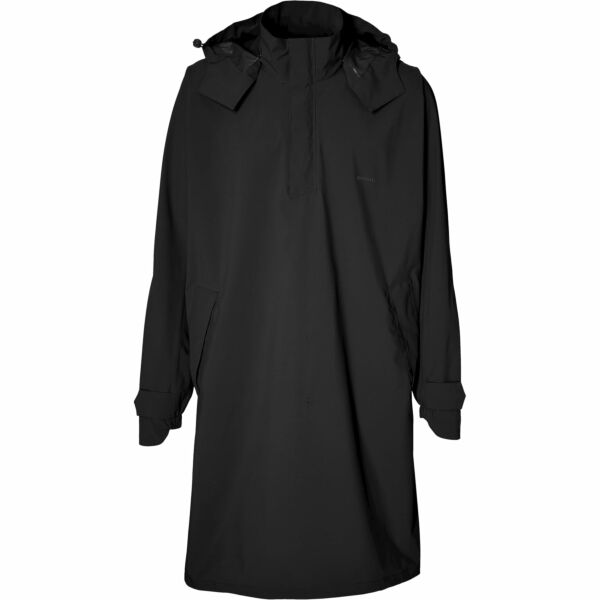 Basil poncho Mosse unisex Jet Black M/L