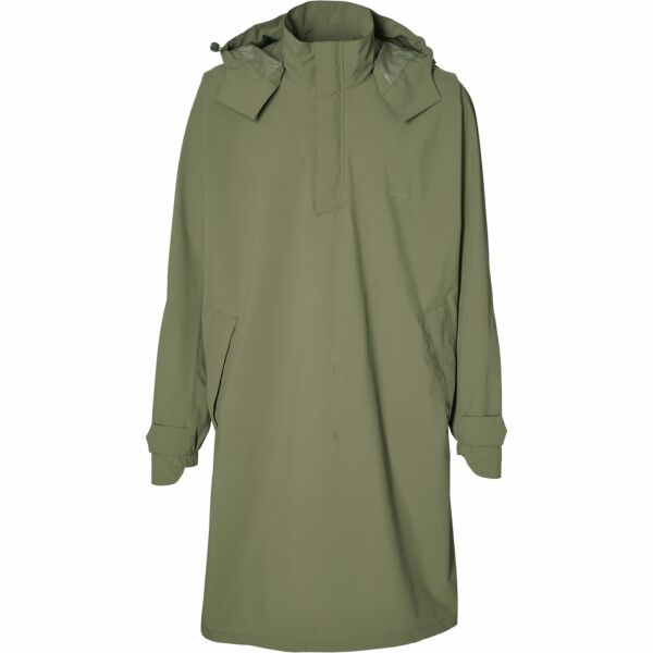 Basil poncho Mosse unisex Olive Green M/L