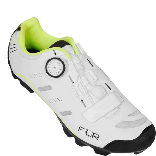 FLR F-75 MTB Schoen Wit/NeonGeel 46