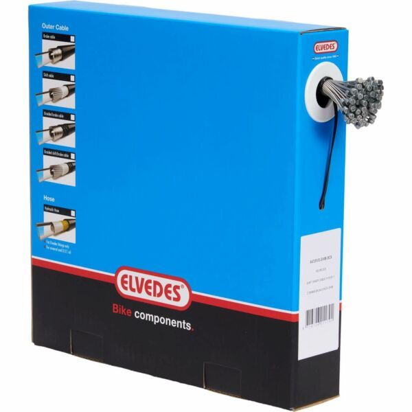 Elvedes schakel binnenkabel rvs nippel 4.5x4.5 doos (100)