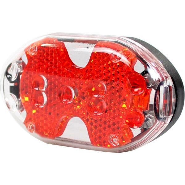 Simson achterlicht 5 led batterij zadelpen