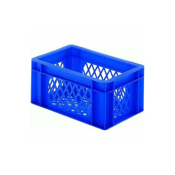 Merkloos fietskrat bagage krat mini blauw