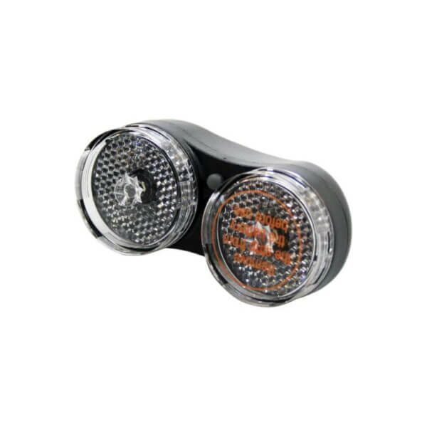 IKZI Light koplamp Dobbel batterij zwart oem