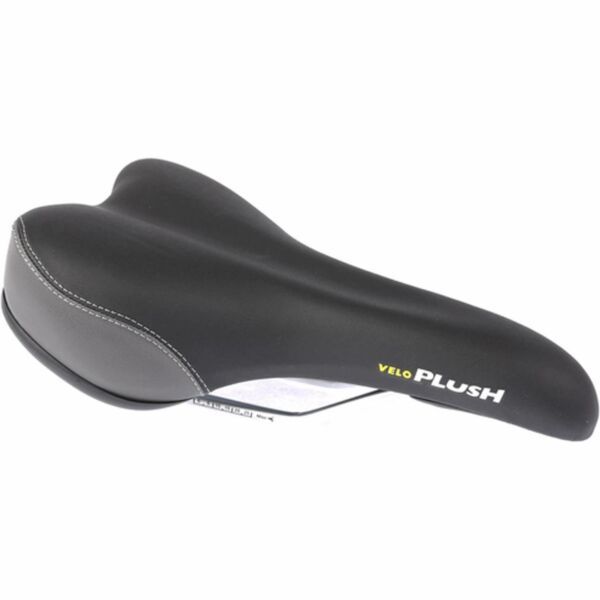 Velo zadel Plush Sport VL-3011 uni zwart/grijs